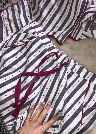 Піжама cyberjammies домашній костюм натуральнвй бавовна сорочка для сну4 фото