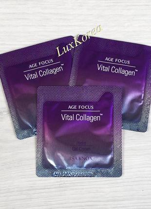 Новинка! увлажняющий осветляющий крем-гель isa knox age focus vital collagen hydra gel cream1 фото