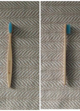 Бамбуковая зубная щетка viktoriz, бамбукова зубна щітка2 фото