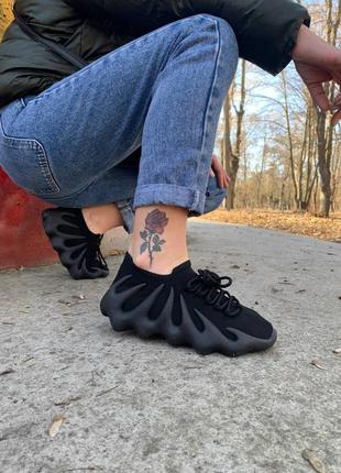 Женские кроссовки yeezy 450 black топ качество 🔥