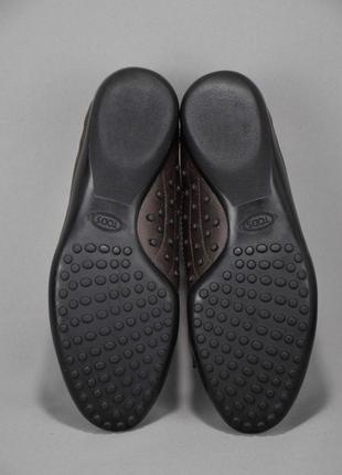 Tods туфли кроссовки женские кожаные. италия. оригинал. 35-36 р./23 см.7 фото