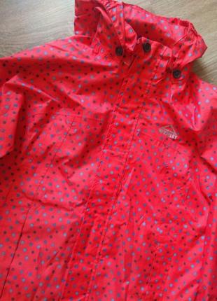 Куртка вітровка дощовик для дівчинки 7/8 років2 фото
