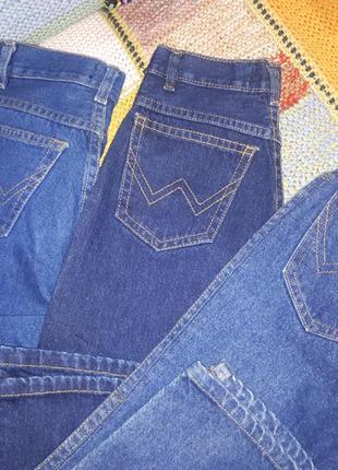 Фирменные винтажные модные молодёжные джинсы wrangler.