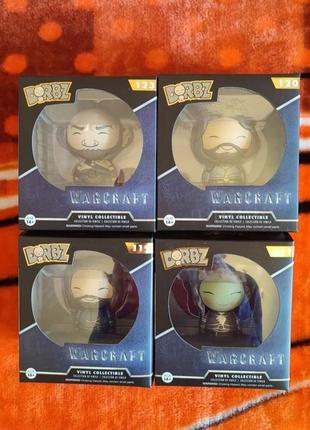 Оригинал.  4 штуки коллекционная фигурка funko pop dorbz x warcraft