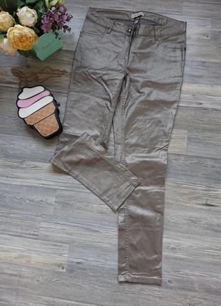 Женские брюки металлик с напылением большой размер батал 48 /50 штаны5 фото