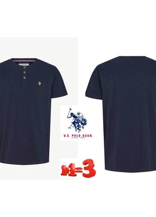 ❤1+1=3❤ u. s. polo assn мужская хлопковая футболка