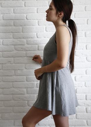 Серое платье 👗 4