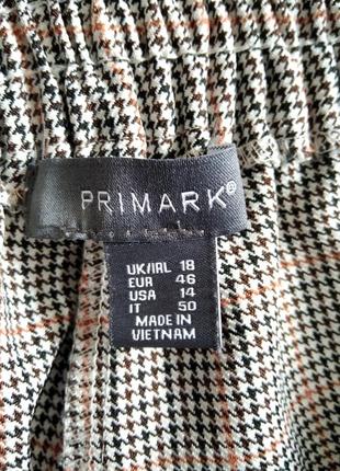 Елегантні брюки primark в гусячу лапку, штани в клітинку6 фото