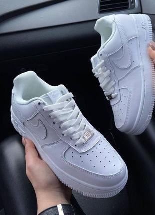 Кроссовки nike air force white