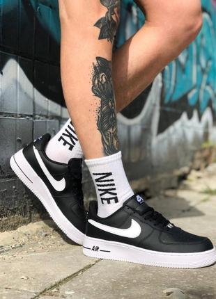 Кросівки nike air force black white