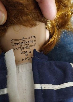 Коллекционная кукла promenade collection anne анна фарфор бисквит клеймо