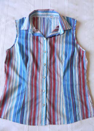 Van laack-женская рубашка без рукавов р.40