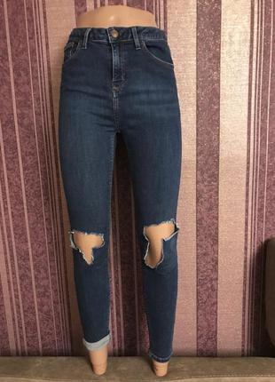 Крутые джинсы с завышеной посадкой на xs1 фото
