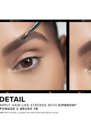 Anastasia beverly hills brush 7b precision brow brush for powders кисть для бровей7 фото