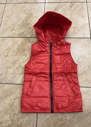 Жилетка дитячий демісезонний, дитяча жилетка утеплена 98-104-110