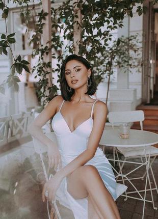 Сукня сарафан атлас 3