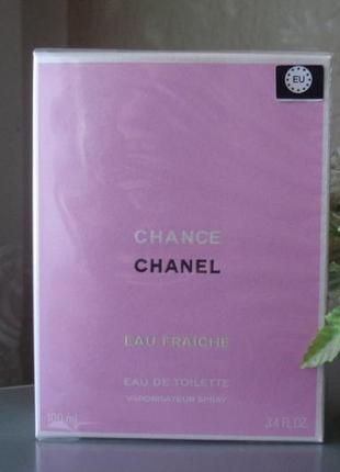 Chanel chance eau fraiche  100 мл туалетная вода1 фото