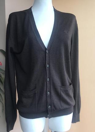 Шерстяний кардиган з італійської пряжі tiger