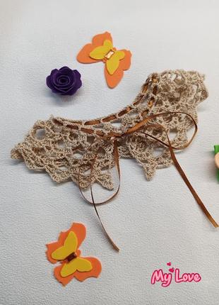 Ажурний мереживний комірець для самих маленьких