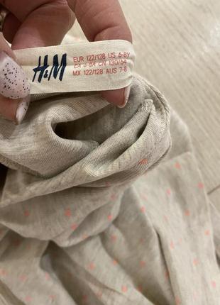 H&m//короткє плаття для дівчинки//детское платье 6