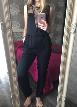 Стильний комбез zara з гіпюром