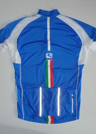 Велофутболка велоджерси giordana italy jersey синяя (l)2 фото