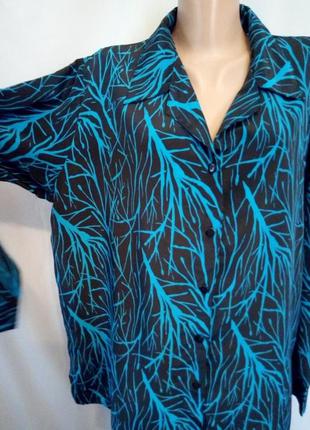 Стильная яркая рубашка, блуза, блузка с шикарным принтом   №2bp