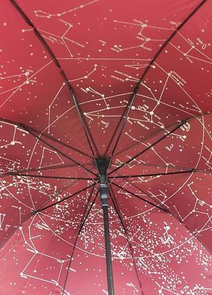 Жіноча парасоля,  тростина,  напівавтомат,  10 спиць з вітрозахистом5 фото