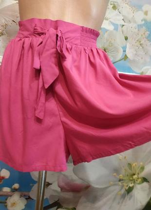 Нові шорти з високою посадкою і бантом 14р