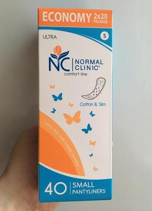 Ежедневные прокладки nc normal clinic comfort - 40шт