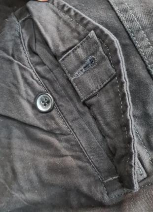 Мужские брюки с накладными карманами (прямые)5 фото