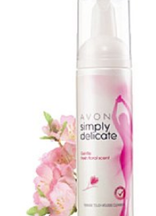 Мусс для интимной гигиены avon simply delicate1 фото