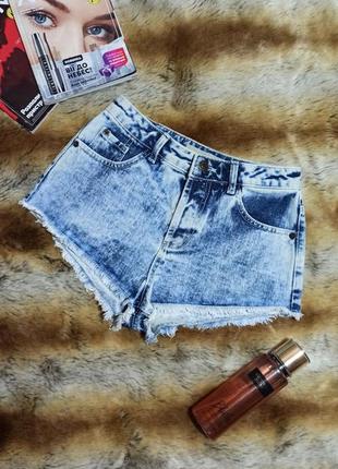 Джинсовые шорты topshop moto
