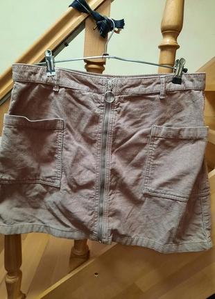 Спідниця вельветова на замку