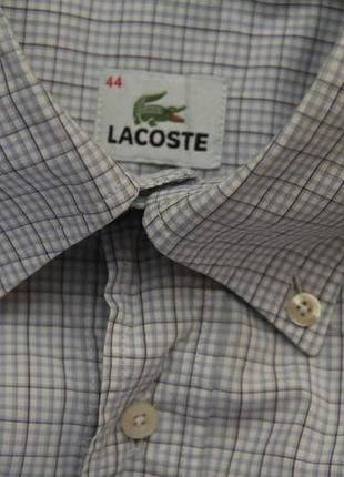Lacoste рр 44 l-xl  рубашка, оригинал.5 фото