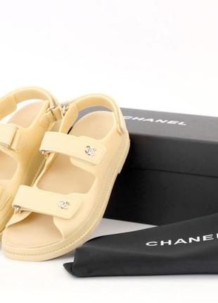 Женские сандали  сандали chanel dad sandals5 фото