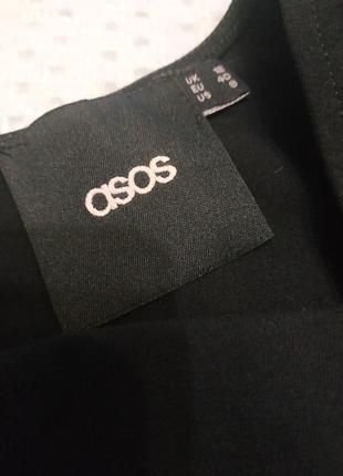 Невероятно элегантное натуральное платье с декором на рукавах от asos 12р9 фото