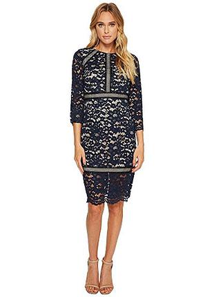 Нарядное ажурное платье vince camuto