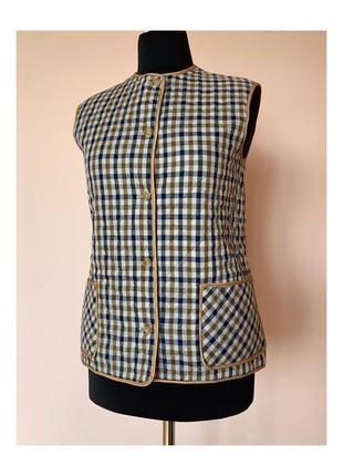 Жіноча двостороння жилетка aquascutum barbour