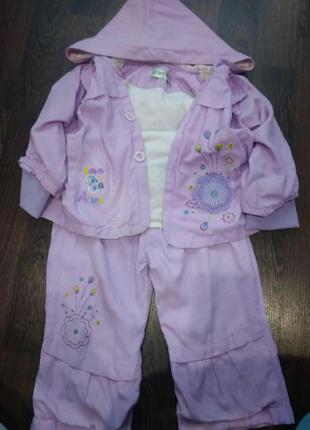 Легкий спортивний костюм на ріст 90 см