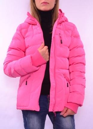 Куртка just play еврозима, рожева2 фото