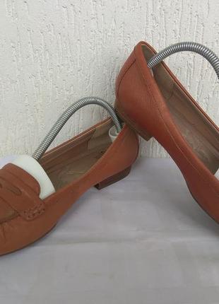 Туфли кожанние Clarks лето туфли р.38.5