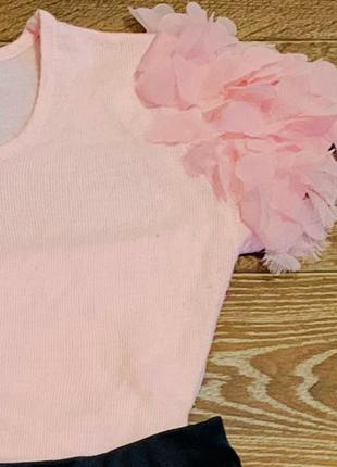 Стильная  розовая блузка