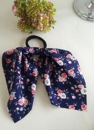 Гумка для волосся,хустка-твилли