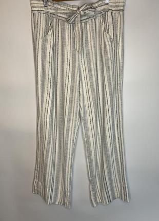 Лляні штани під пояс