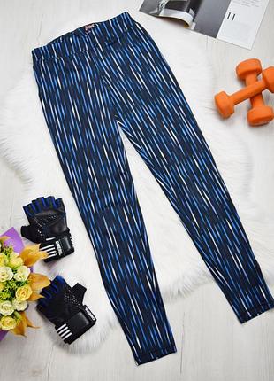 Лосіни легінси в спортзал спортивні лосіни лосінки сині