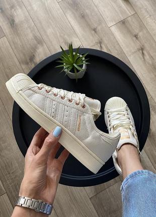 👟 кроссовки женские adidas superstar текстиль / наложенный платёж bs👟