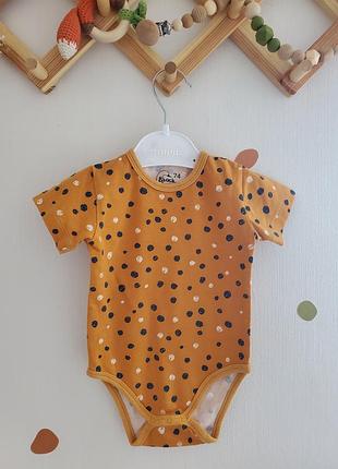 Брендовий бодік боді з принтом стрейчкулир 68р,український бренд