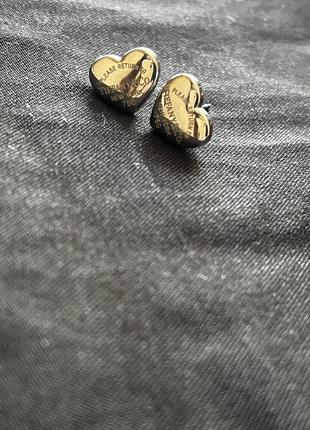 Сережки-сердечка 4