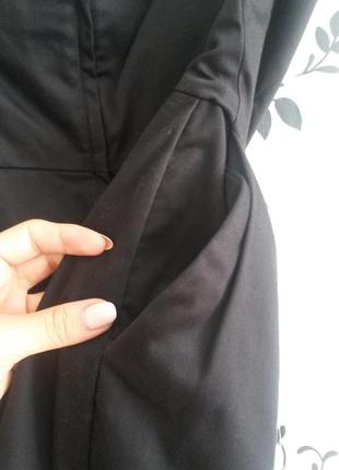 Платье короткое, чёрное h&m3 фото